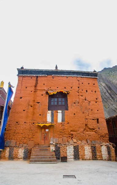 Каг Чоде Тхуптен Сампель Лин Монастырь Кагбени Века Старый Гомпа — стоковое фото