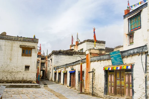 Manthang Upper Mustang Nepal Julho 2023 Palácio Real Antigo Reino — Fotografia de Stock