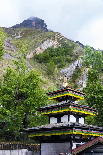 Der Heilige Tempel Von Muktinath Den Himalayas Von Jomsom Obermustang — Stockfoto