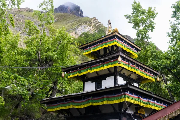 Templo Sagrado Muktinath Las Himalayas Jomsom Alto Mustang Nepal —  Fotos de Stock