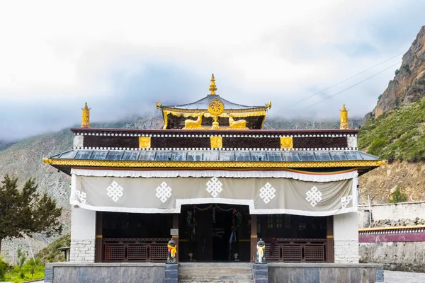 Monasterio Gompas Muktinath Temple Village Alto Mustang Jomsom Nepal —  Fotos de Stock