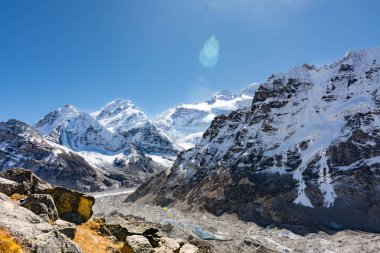 Kanchenjunga Kuzey Kampı nam-ı diğer Nepal 'deki Taplejung Dağları Himalayaları' ndaki Pangpema.