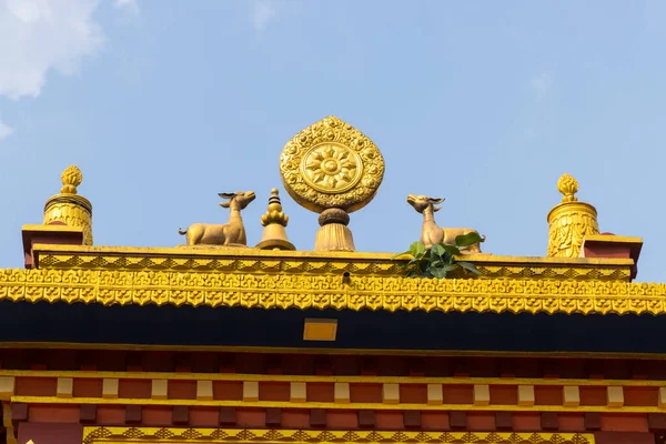 Kolostor Gumba Unesco Világörökség Boudhanath Stupa Más Néven Boudddha Kathmandu — Stock Fotó