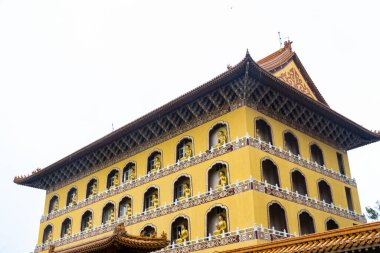Tayvan Budist Mimarisi Fo Guang Shan, Kaohsiung, Tayvan 'da görüldü.
