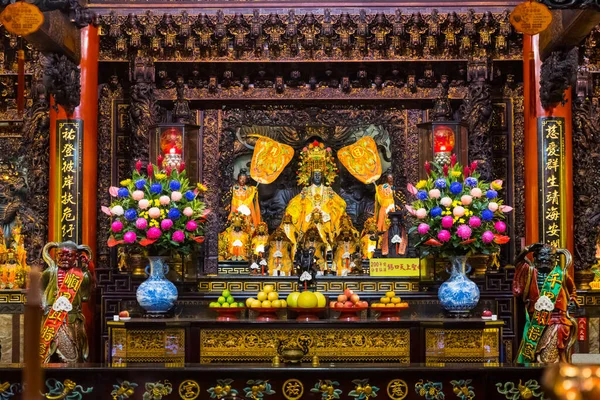 Tanrıça Matsu Songshan Ciyou Tapınağı Raohe Night Street Market, Taipei, Tayvan