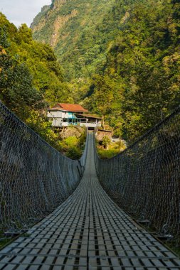 Sekathum Itahari Village of taplejung on route to kanchenjunga Base Camp trek clipart