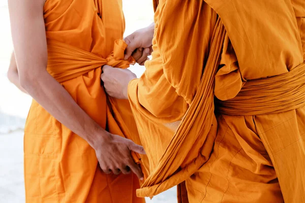 Образ Церемонии Рукоположения Буддизме — стоковое фото