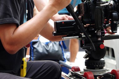 Video kamera, film ekibi yapımı