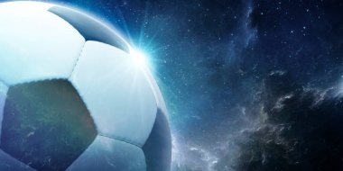 Futbol oyunu konsepti. 3d hazırlayıcı