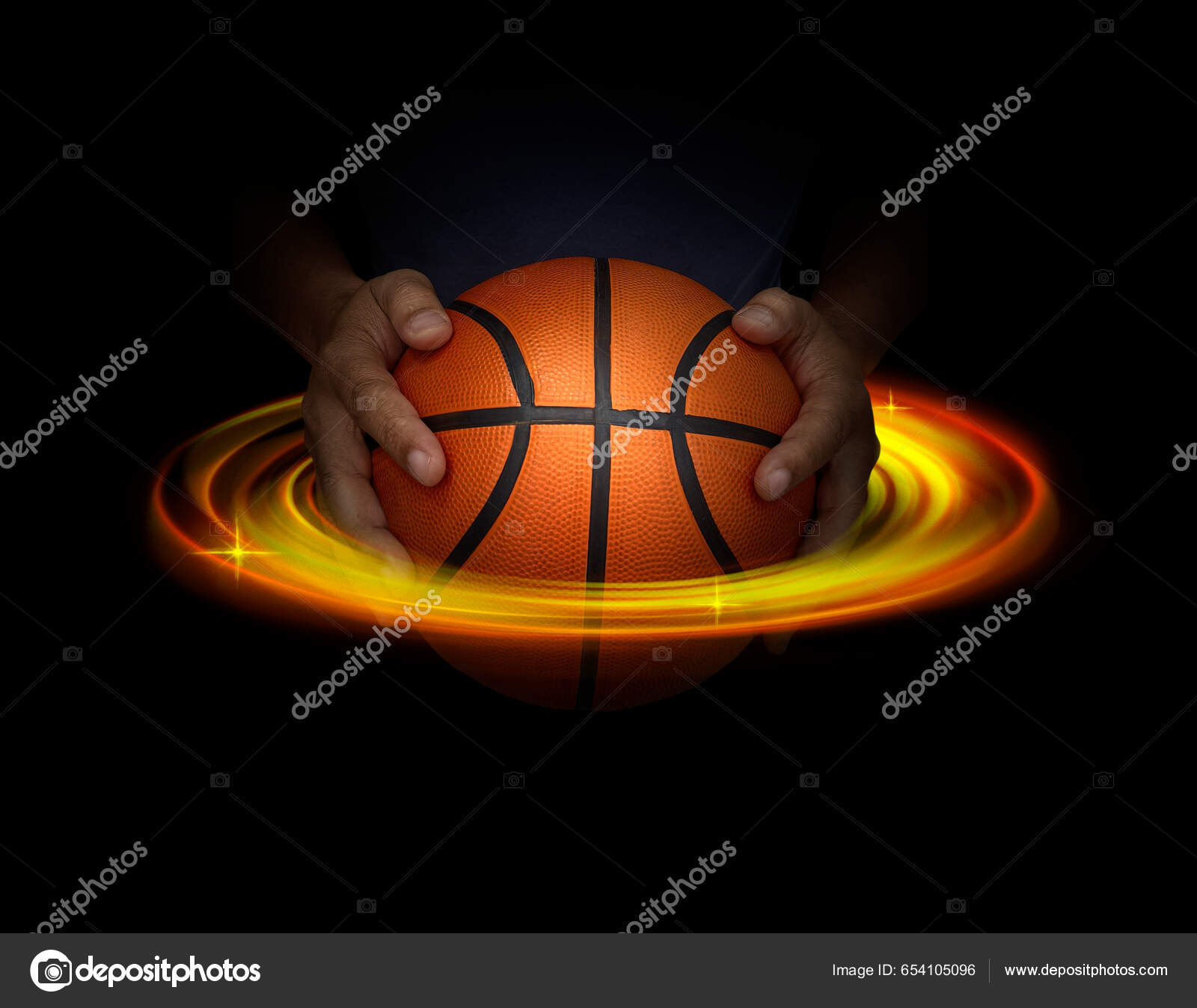 Bola de basquete — Ilustração de Stock