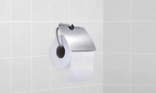 Toilet Tissue Tile Wall — Stock Photo, Image