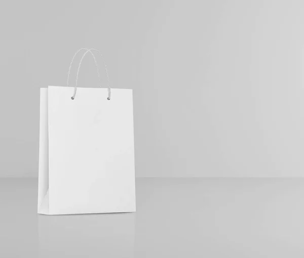 Empty Shopping Bags Advertising Branding — Stock Photo, Image