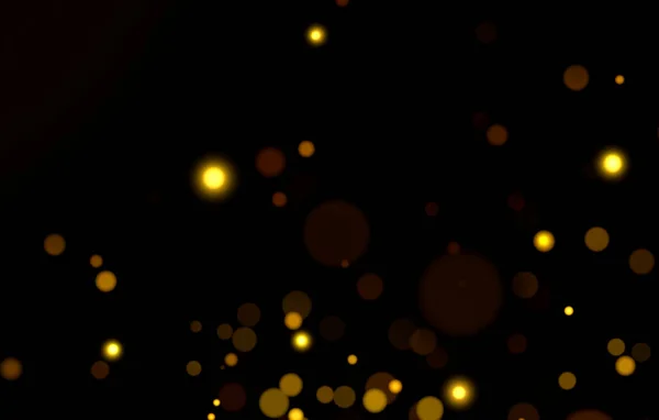 Golden Abstract Bokeh Background — Stock Photo, Image