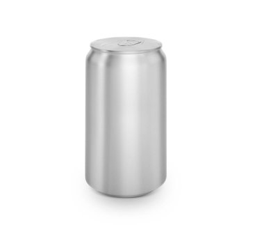 alüminyum kutu beyaz arkaplanda izole edilebilir