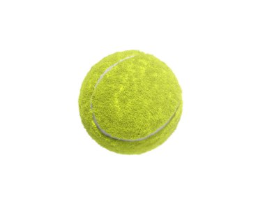 Tenis topu gölgesiz izole