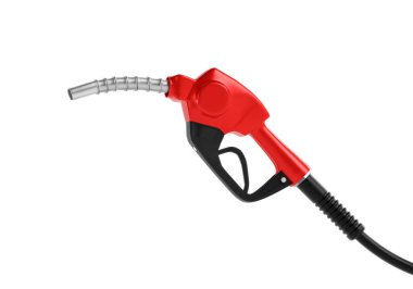 gasoline injector gasoline pump on white background