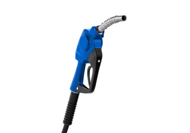 gasoline injector gasoline pump on white background