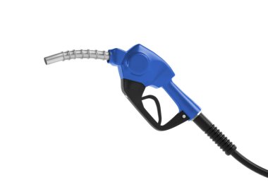 gasoline injector gasoline pump on white background