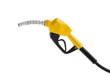 gasoline injector gasoline pump on white background