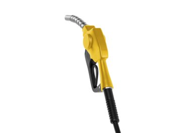 gasoline injector gasoline pump on white background