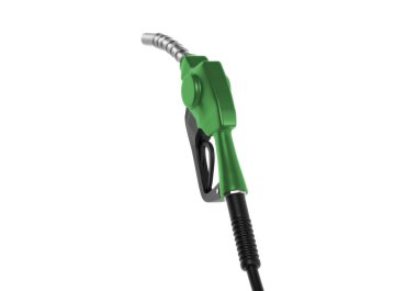 gasoline injector gasoline pump on white background