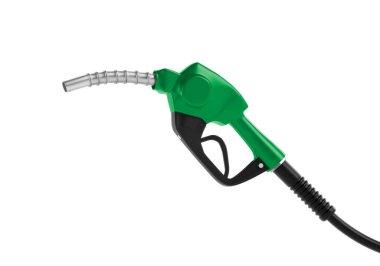 gasoline injector gasoline pump on white background