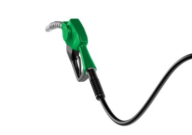 gasoline injector gasoline pump on white background