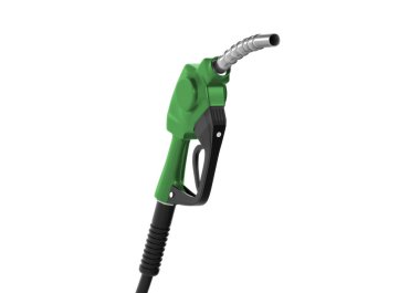 gasoline injector gasoline pump on white background