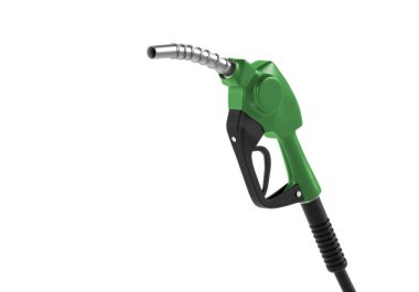 gasoline injector gasoline pump on white background