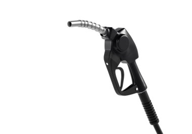 gasoline injector gasoline pump on white background