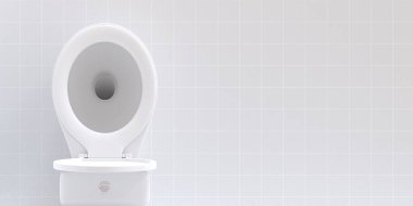 Tuvaletin üst manzarası.