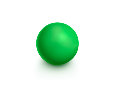 Yeşil küre, şeffaf arkaplan