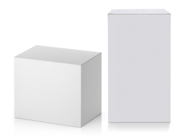 boş ambalaj beyaz karton kutu, şeffaf arkaplan