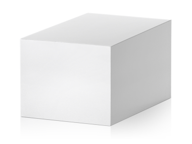 boş ambalaj beyaz karton kutu, şeffaf arkaplan