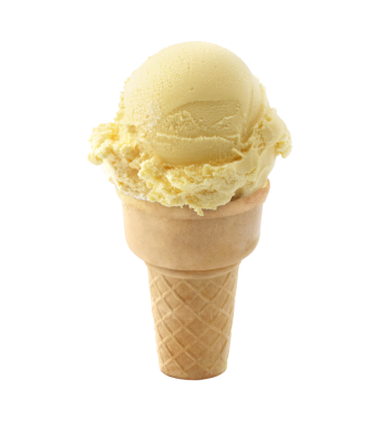 Dondurma külahı. şeffaf arkaplan