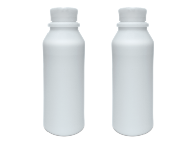 Süt şişesi. şeffaf arkaplan