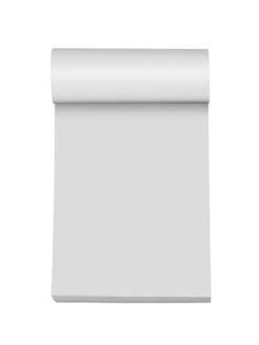 Boş beyaz yırtık duvar takvimi, şeffaf arkaplan