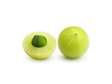 Hindistan bektaşi üzümü Phyllanthus emblica amla yeşil şeffaf arkaplan