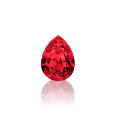 Göz kamaştırıcı kırmızı elmaslar. şeffaf arkaplan