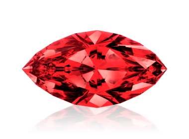 Göz kamaştırıcı kırmızı elmaslar. şeffaf arkaplan