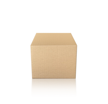 Boş kutu açık, şeffaf arkaplan