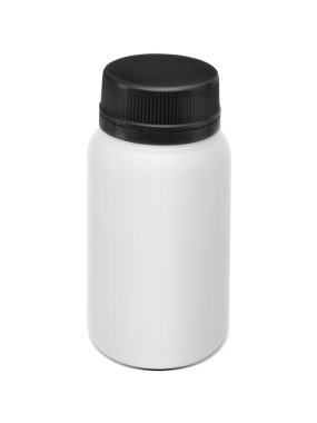 Boş ilaç şişesi şeffaf arka plan