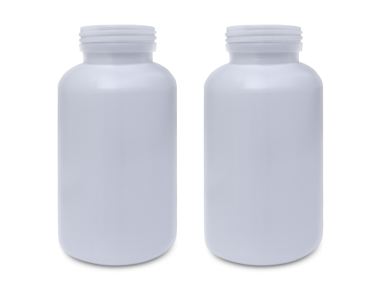 Beyaz plastik şişe, şeffaf arkaplan