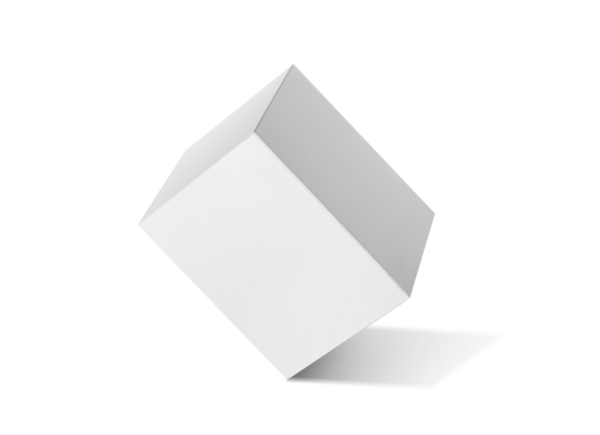 прозрачный фон коробки из-под белого картона