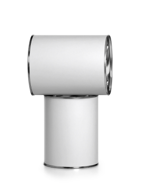 Beyaz boş teneke kutu metal teneke kutu. şeffaf arkaplan