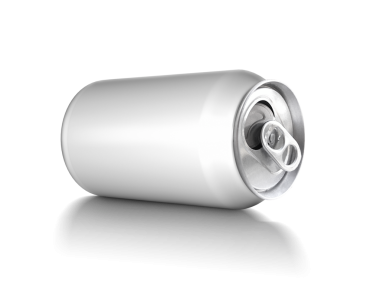 Tasarım ve şeffaf arkaplan için alüminyum kutular