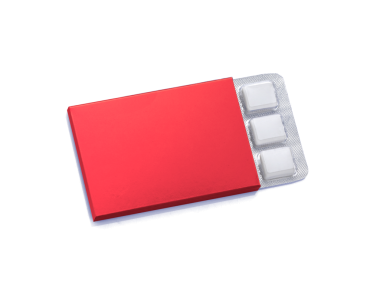 Çiklet paketi, şeffaf arkaplan