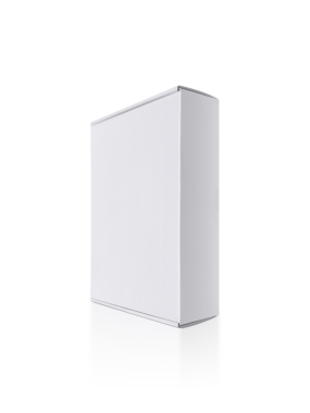 boş ambalaj beyaz karton kutu, şeffaf arkaplan