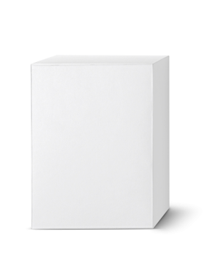 boş ambalaj beyaz karton kutu, şeffaf arkaplan