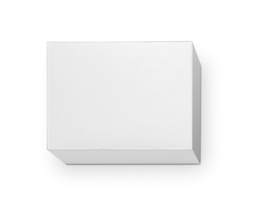 boş ambalaj beyaz karton kutu, şeffaf arkaplan